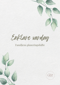 Enklare planering - Familjens planeringshäfte