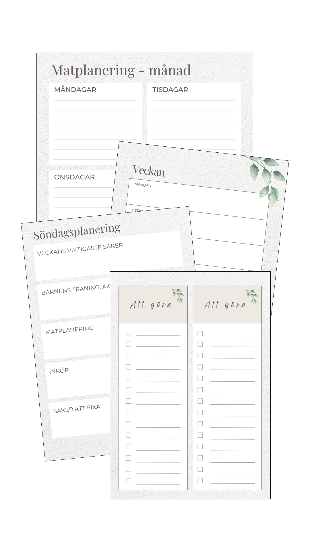 Enklare planering - Familjens planeringshäfte