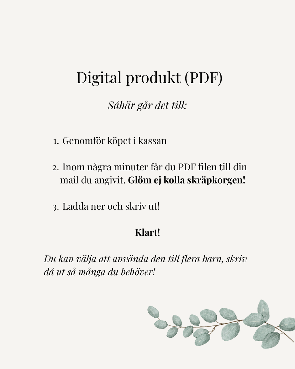 Bildstöd Min morgonlista