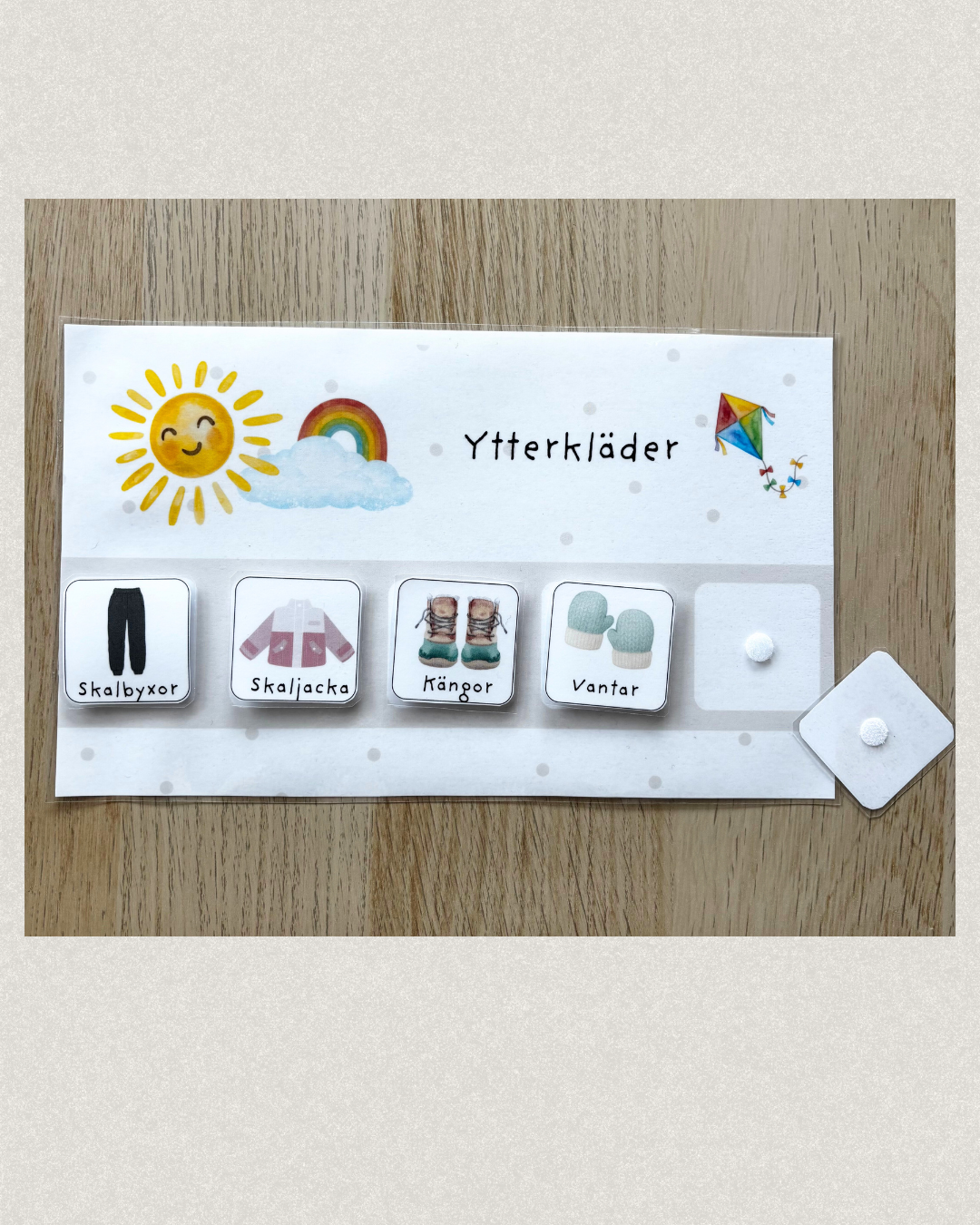 Bildstöd - Ytterkläder